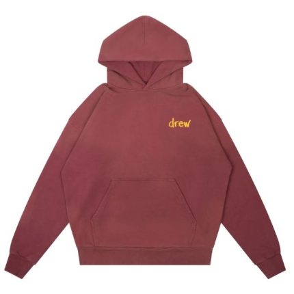 Drew House Scribble Hoodie Faded Maroon
